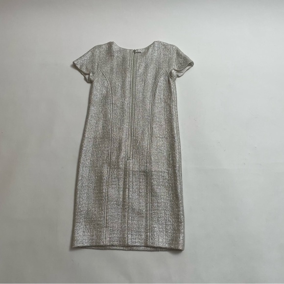 BADGLEY MISHKA metallic foil midi dress - Picture 2 of 8